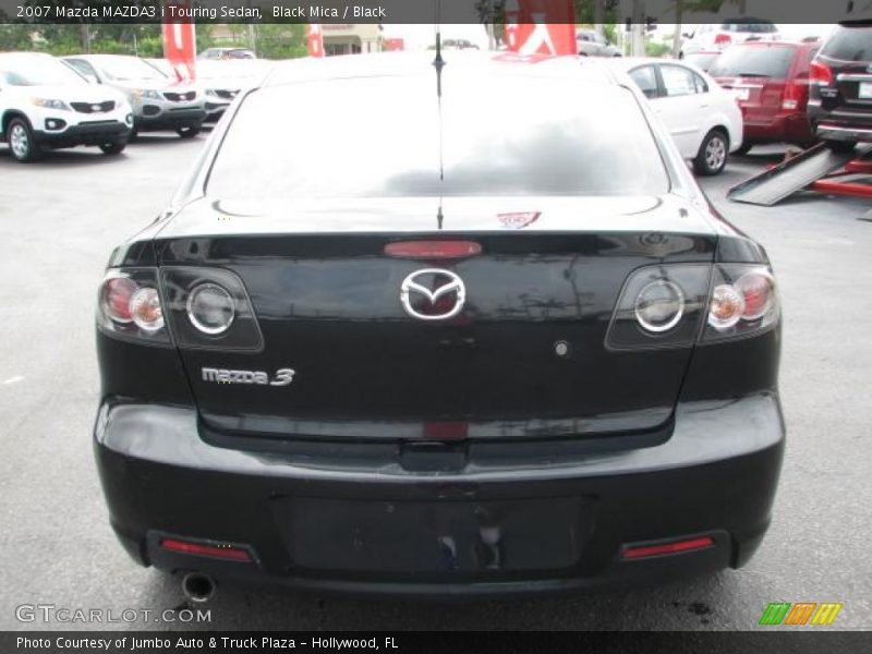 Black Mica / Black 2007 Mazda MAZDA3 i Touring Sedan