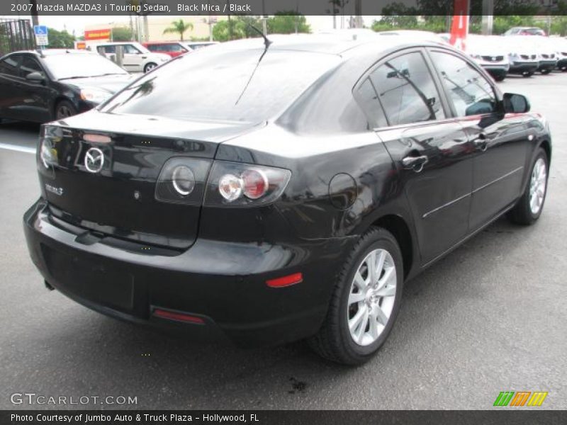 Black Mica / Black 2007 Mazda MAZDA3 i Touring Sedan