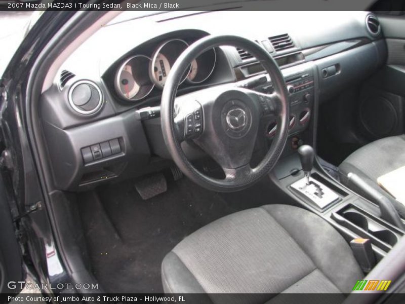 Black Mica / Black 2007 Mazda MAZDA3 i Touring Sedan