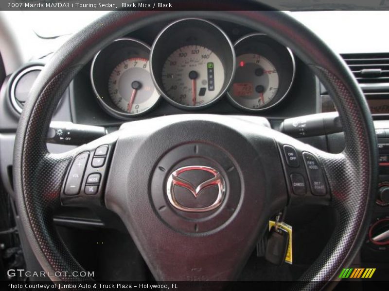 Black Mica / Black 2007 Mazda MAZDA3 i Touring Sedan
