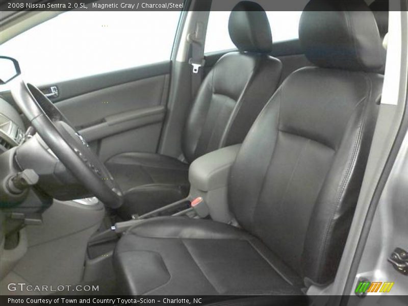 Magnetic Gray / Charcoal/Steel 2008 Nissan Sentra 2.0 SL