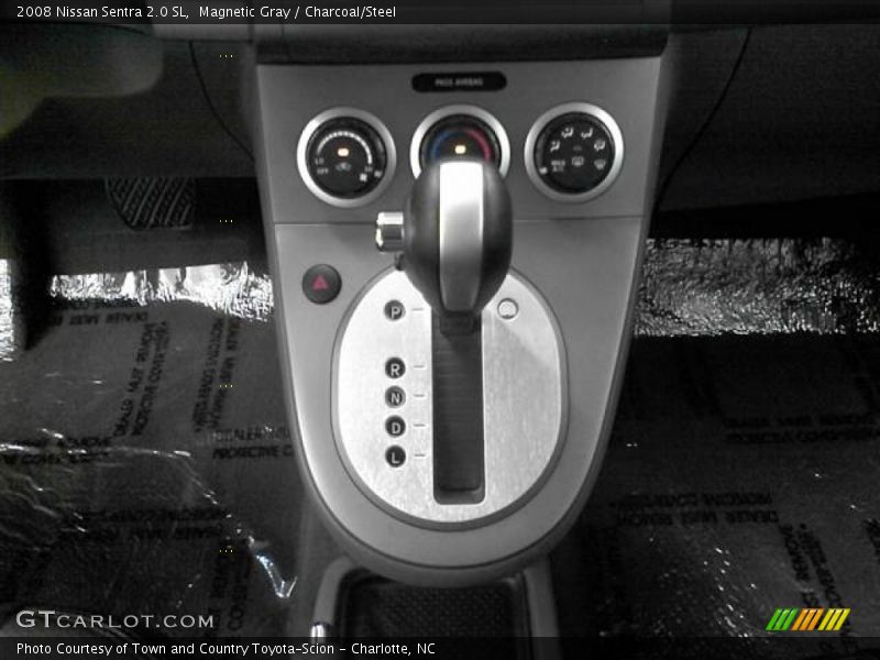 Magnetic Gray / Charcoal/Steel 2008 Nissan Sentra 2.0 SL