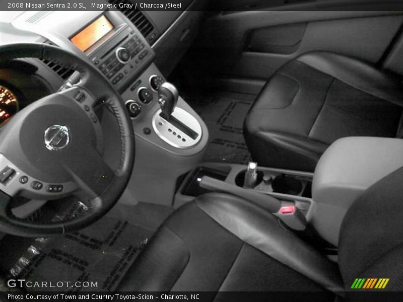 Magnetic Gray / Charcoal/Steel 2008 Nissan Sentra 2.0 SL