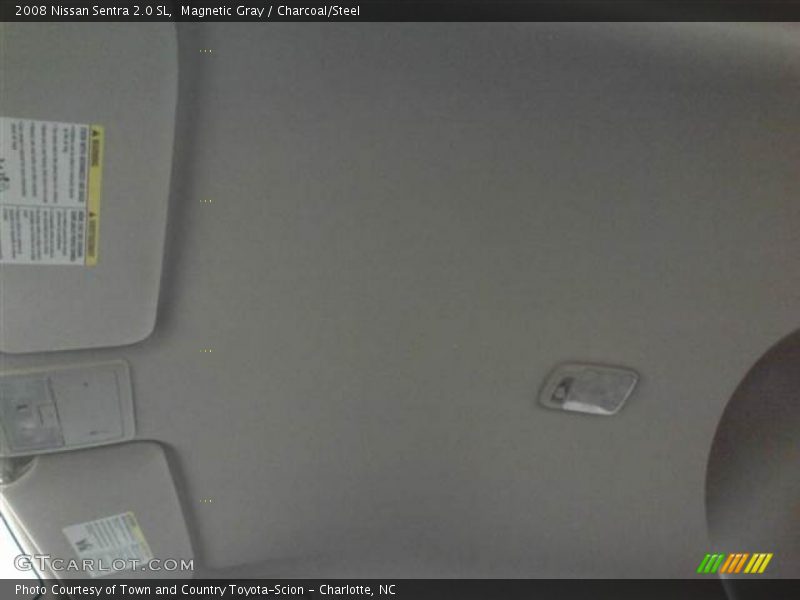 Magnetic Gray / Charcoal/Steel 2008 Nissan Sentra 2.0 SL