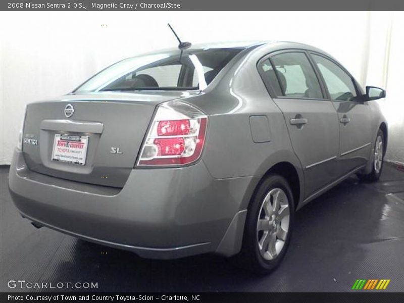Magnetic Gray / Charcoal/Steel 2008 Nissan Sentra 2.0 SL