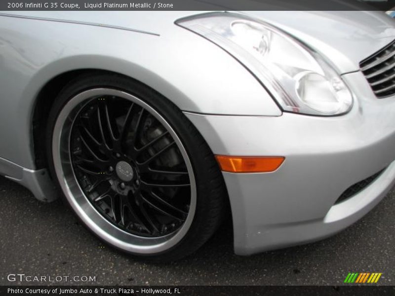 Custom Wheels of 2006 G 35 Coupe