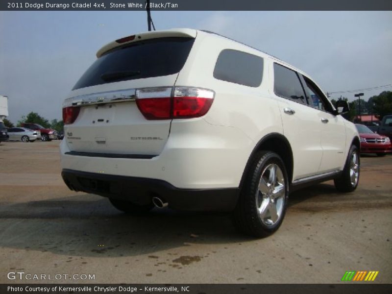 Stone White / Black/Tan 2011 Dodge Durango Citadel 4x4