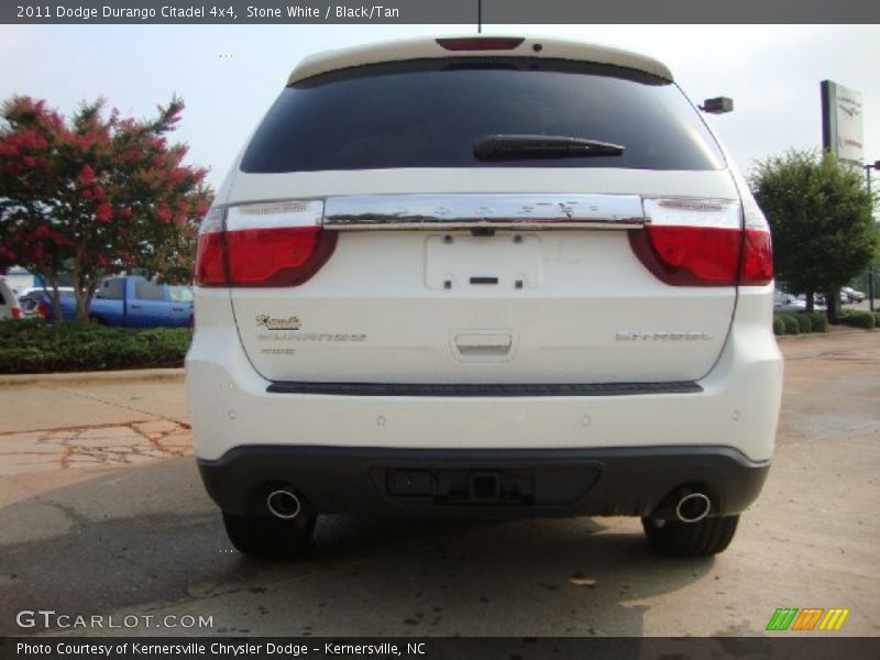 Stone White / Black/Tan 2011 Dodge Durango Citadel 4x4