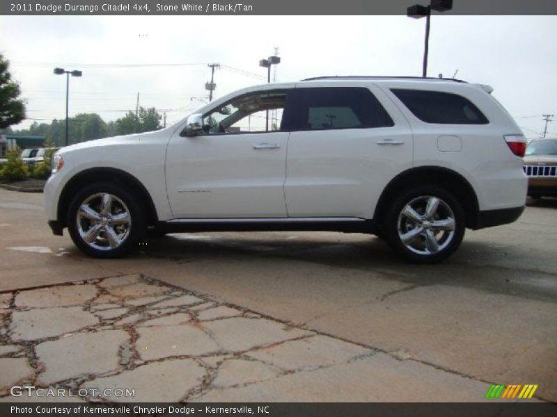 Stone White / Black/Tan 2011 Dodge Durango Citadel 4x4