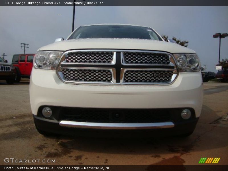 Stone White / Black/Tan 2011 Dodge Durango Citadel 4x4