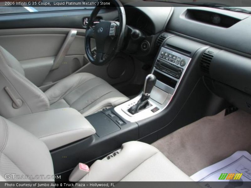Liquid Platinum Metallic / Stone 2006 Infiniti G 35 Coupe