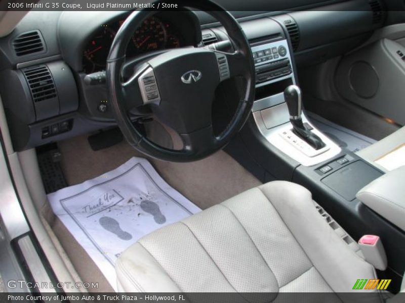 Liquid Platinum Metallic / Stone 2006 Infiniti G 35 Coupe