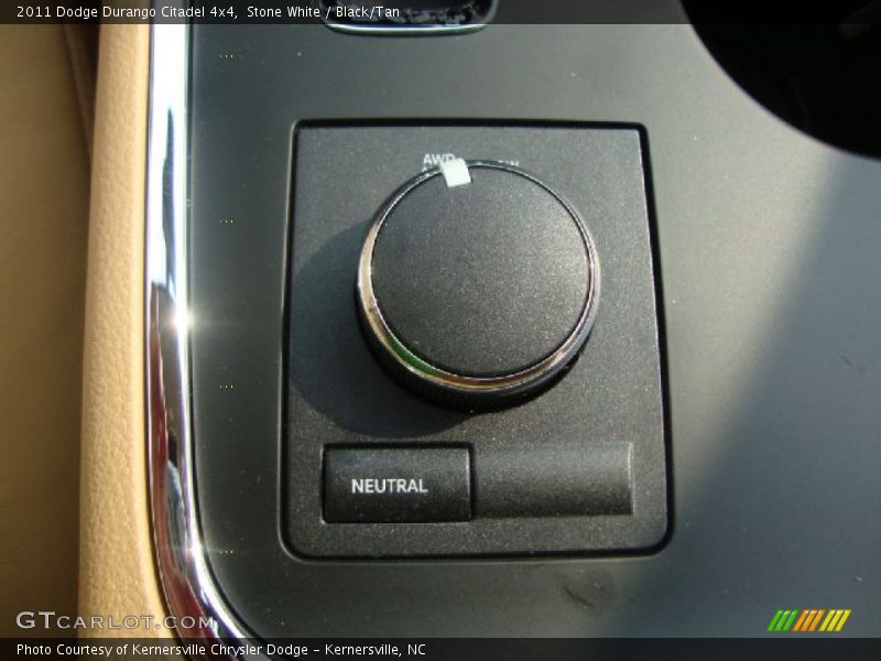 Stone White / Black/Tan 2011 Dodge Durango Citadel 4x4
