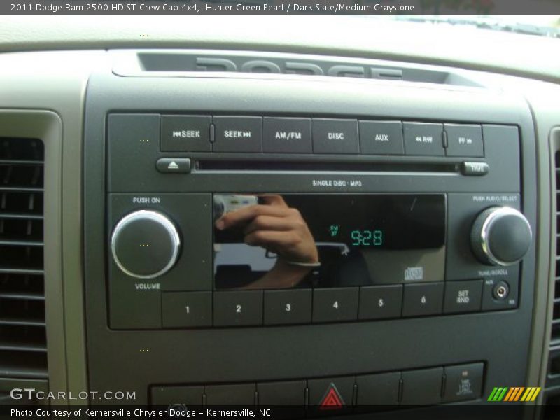 Hunter Green Pearl / Dark Slate/Medium Graystone 2011 Dodge Ram 2500 HD ST Crew Cab 4x4