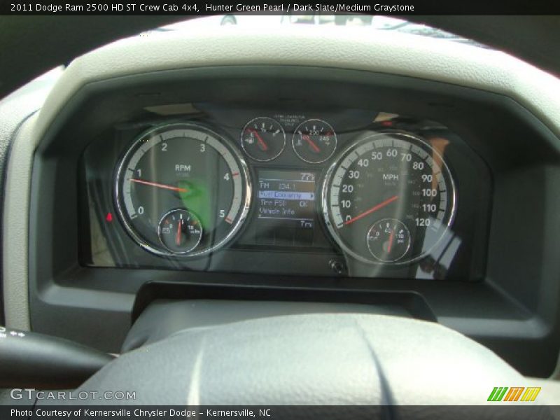 Hunter Green Pearl / Dark Slate/Medium Graystone 2011 Dodge Ram 2500 HD ST Crew Cab 4x4