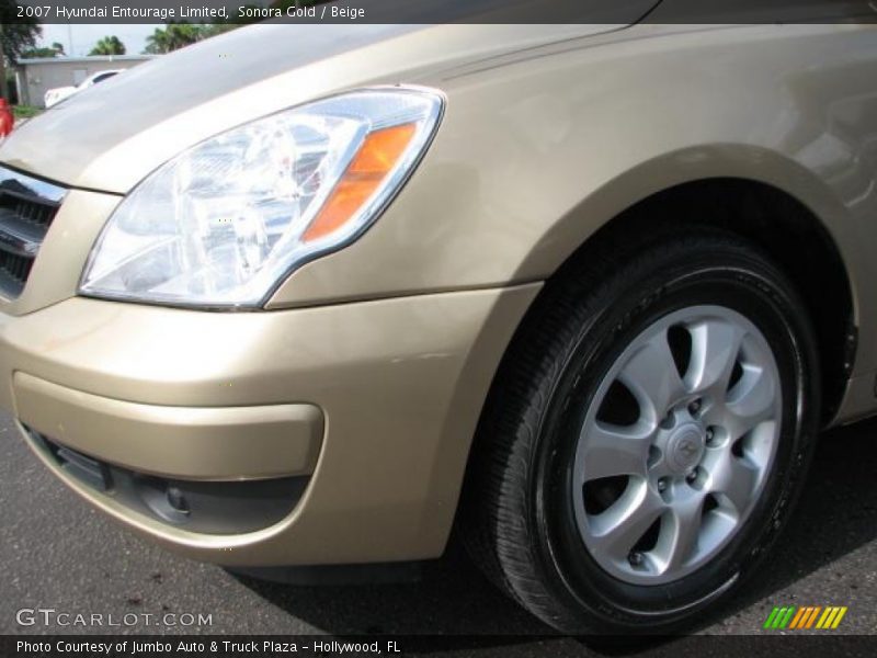 Sonora Gold / Beige 2007 Hyundai Entourage Limited