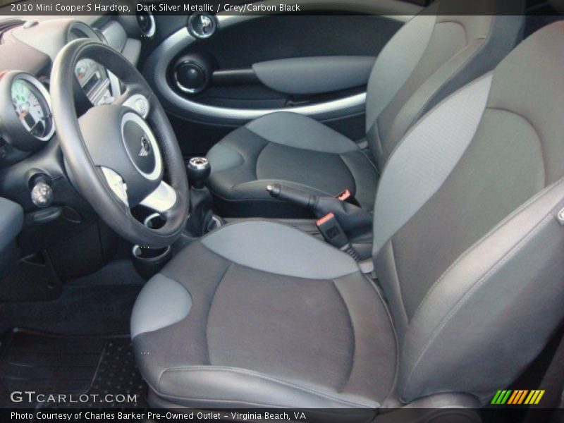 Dark Silver Metallic / Grey/Carbon Black 2010 Mini Cooper S Hardtop