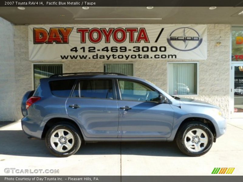 Pacific Blue Metallic / Taupe 2007 Toyota RAV4 I4