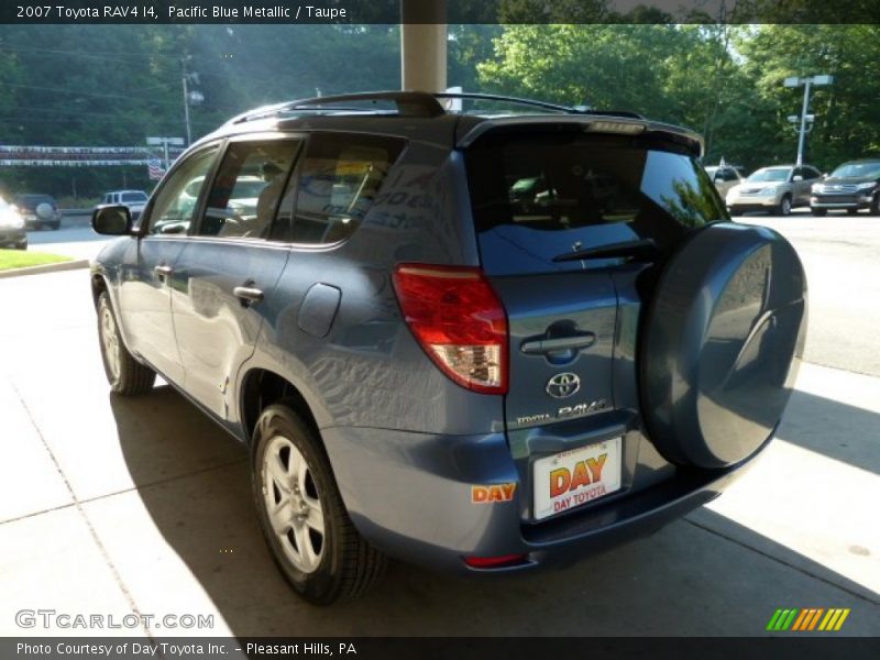 Pacific Blue Metallic / Taupe 2007 Toyota RAV4 I4
