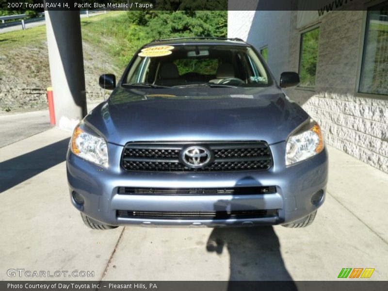 Pacific Blue Metallic / Taupe 2007 Toyota RAV4 I4