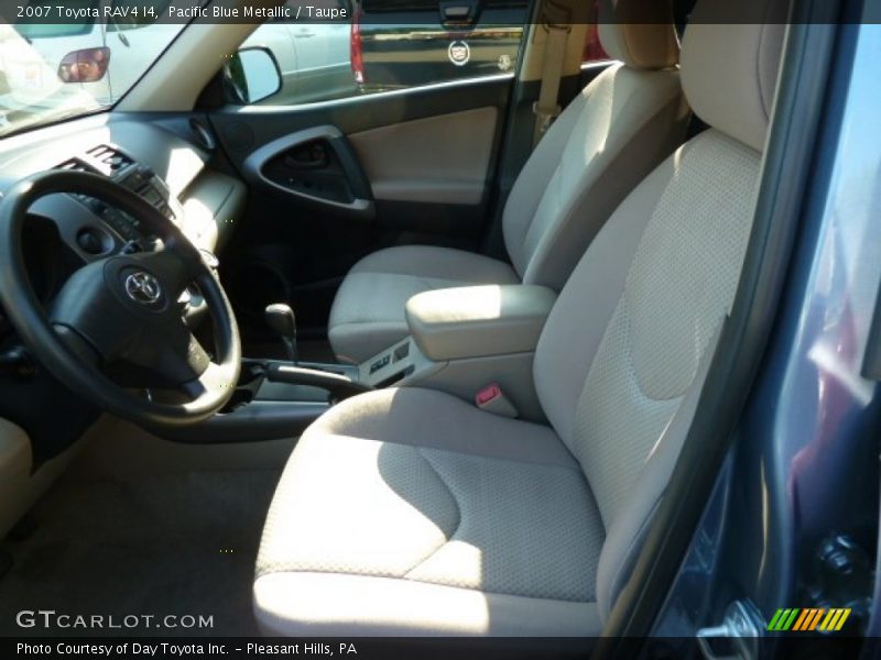 Pacific Blue Metallic / Taupe 2007 Toyota RAV4 I4