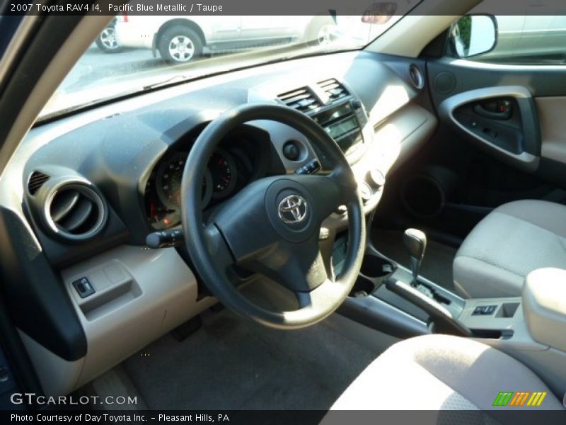 Pacific Blue Metallic / Taupe 2007 Toyota RAV4 I4