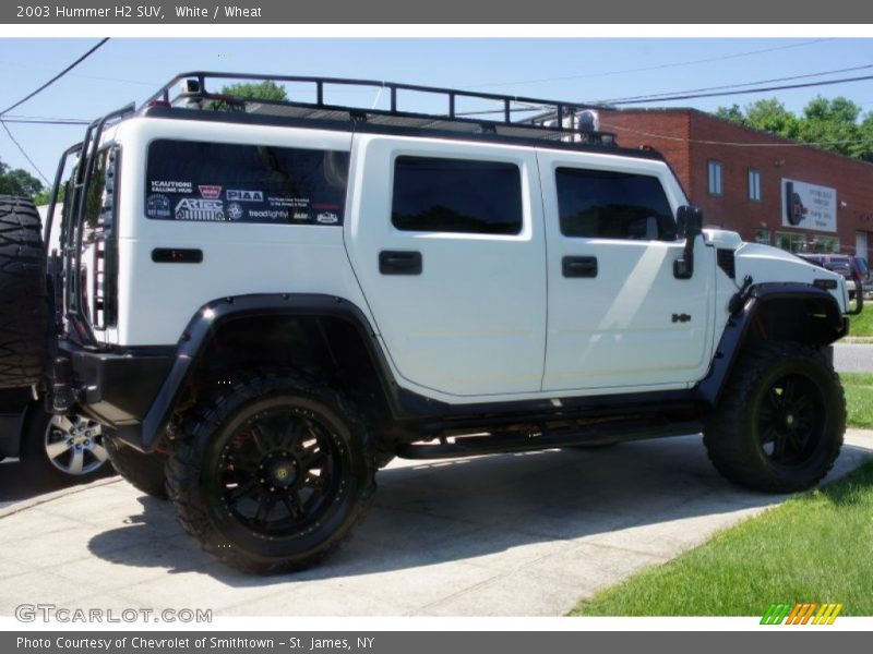 White / Wheat 2003 Hummer H2 SUV
