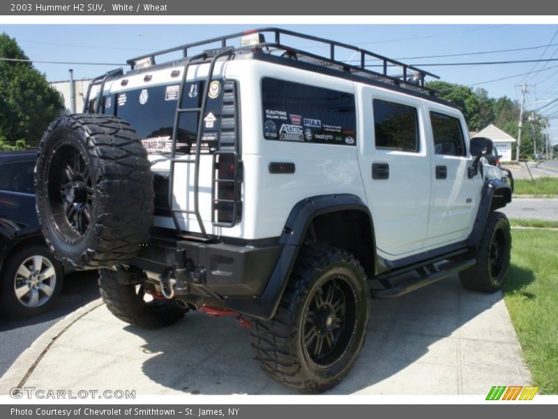 White / Wheat 2003 Hummer H2 SUV