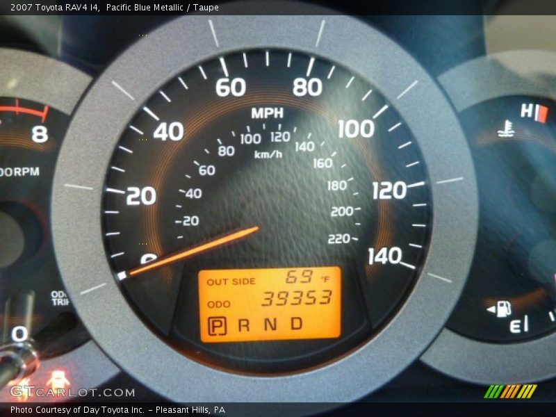 Pacific Blue Metallic / Taupe 2007 Toyota RAV4 I4