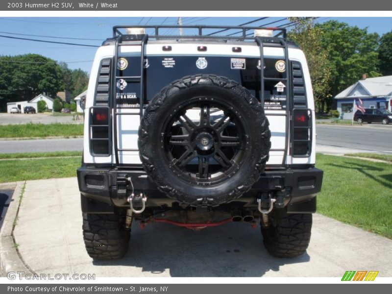 White / Wheat 2003 Hummer H2 SUV