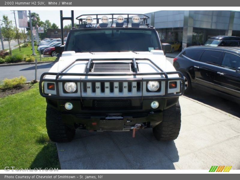 White / Wheat 2003 Hummer H2 SUV