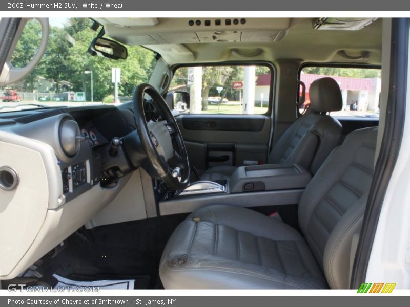 White / Wheat 2003 Hummer H2 SUV