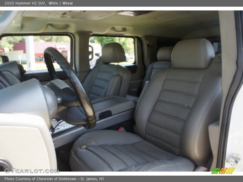 White / Wheat 2003 Hummer H2 SUV