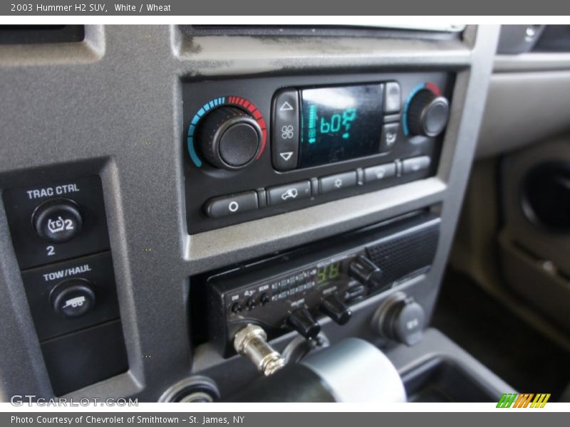 White / Wheat 2003 Hummer H2 SUV