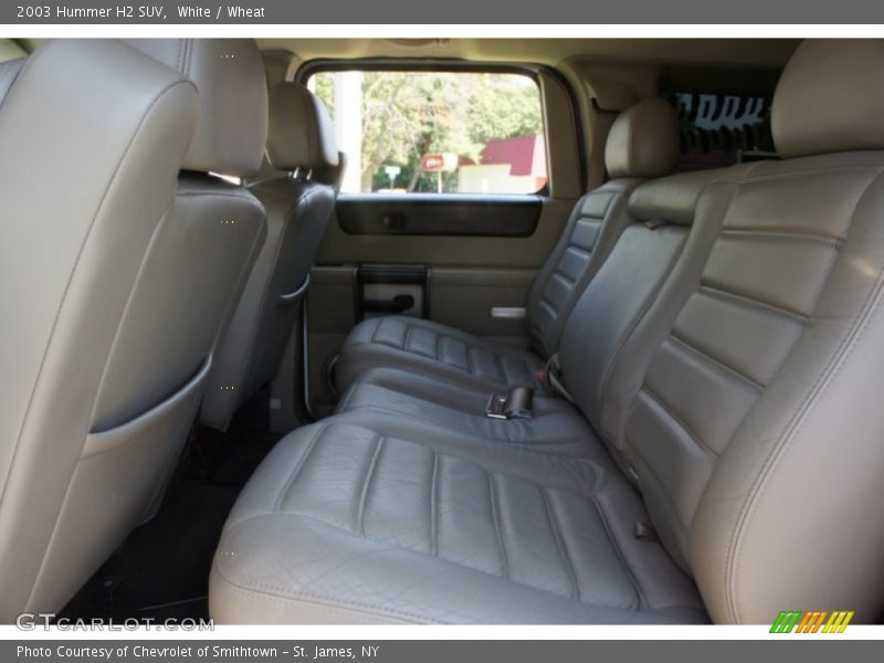 White / Wheat 2003 Hummer H2 SUV