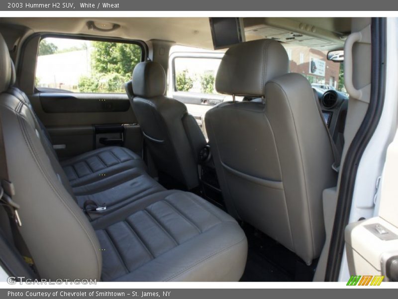 White / Wheat 2003 Hummer H2 SUV