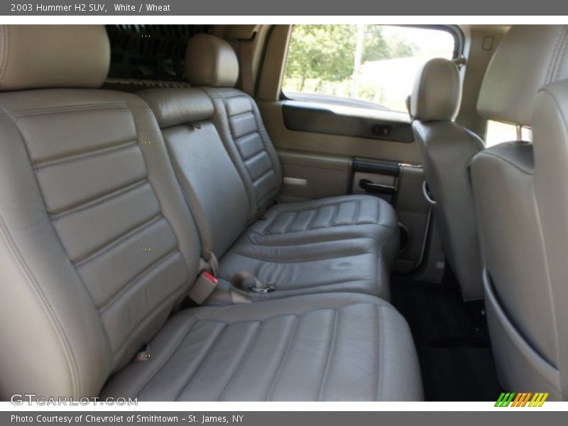 White / Wheat 2003 Hummer H2 SUV