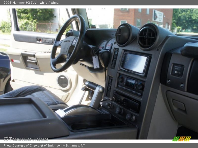 White / Wheat 2003 Hummer H2 SUV