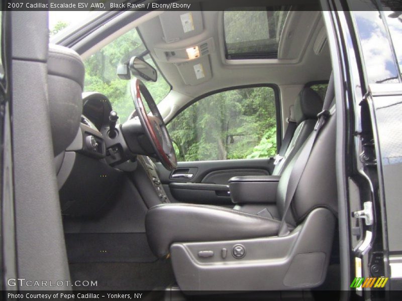 Black Raven / Ebony/Ebony 2007 Cadillac Escalade ESV AWD