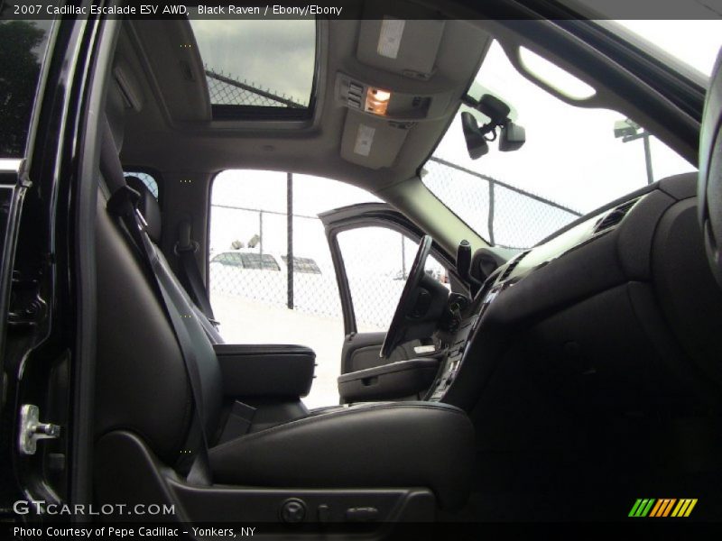 Black Raven / Ebony/Ebony 2007 Cadillac Escalade ESV AWD