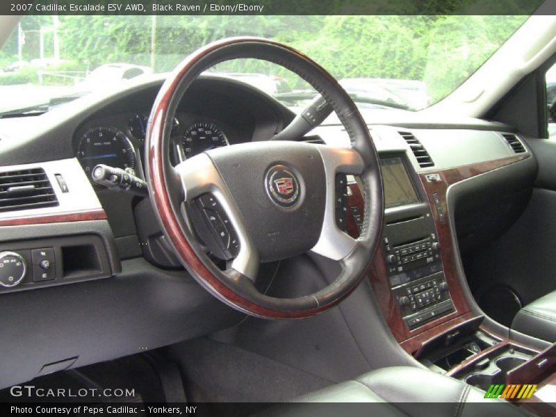 Black Raven / Ebony/Ebony 2007 Cadillac Escalade ESV AWD