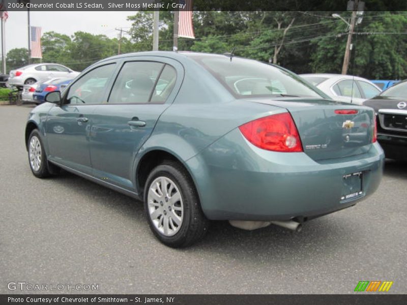 Silver Moss Metallic / Gray 2009 Chevrolet Cobalt LS Sedan