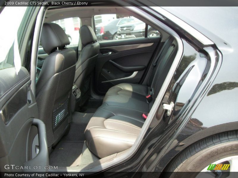Black Cherry / Ebony 2009 Cadillac CTS Sedan