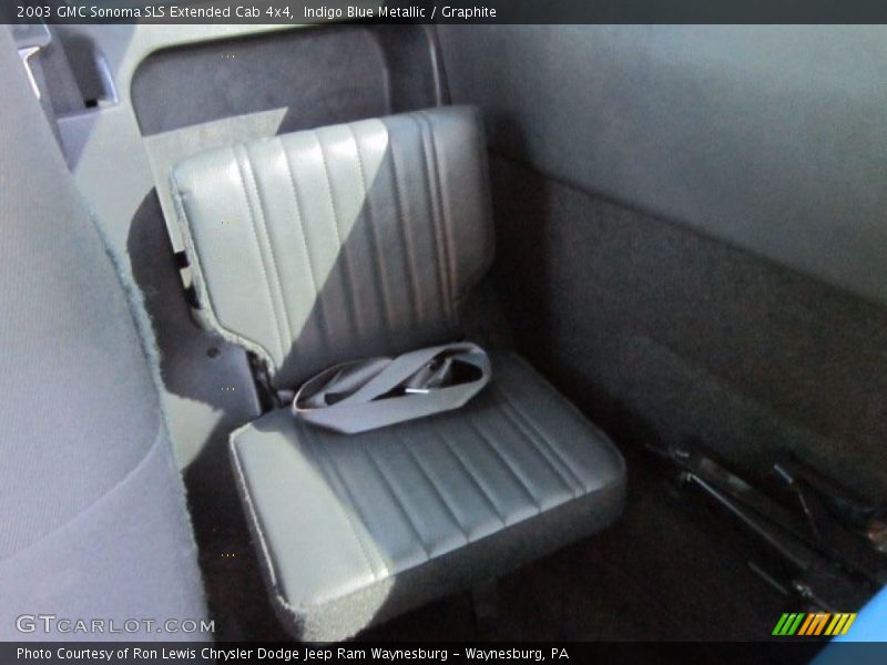 Indigo Blue Metallic / Graphite 2003 GMC Sonoma SLS Extended Cab 4x4