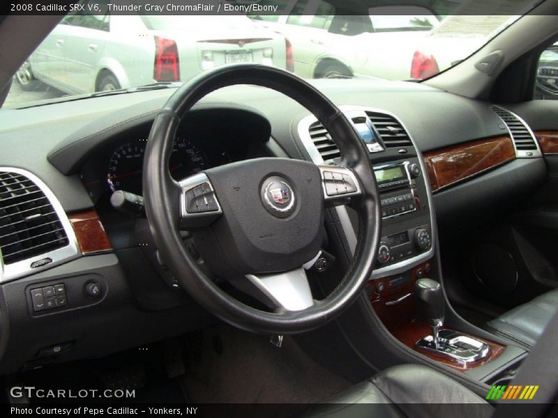 Thunder Gray ChromaFlair / Ebony/Ebony 2008 Cadillac SRX V6