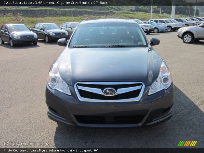 Graphite Gray Metallic / Off-Black 2011 Subaru Legacy 3.6R Limited