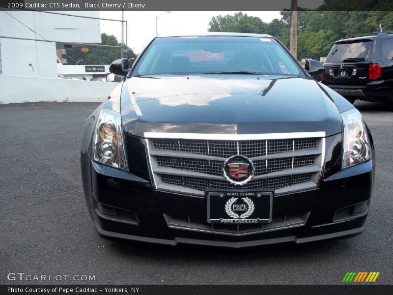 Black Cherry / Ebony 2009 Cadillac CTS Sedan