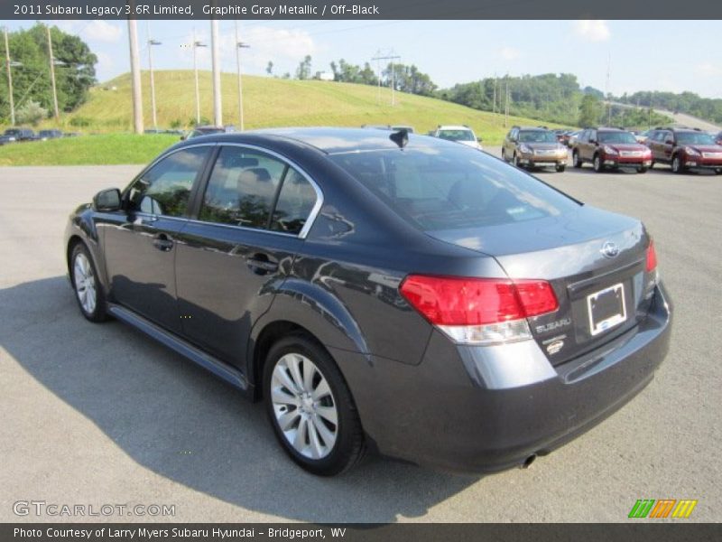 Graphite Gray Metallic / Off-Black 2011 Subaru Legacy 3.6R Limited