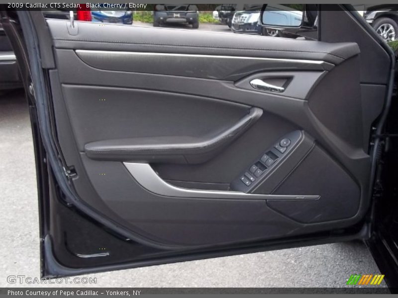 Black Cherry / Ebony 2009 Cadillac CTS Sedan