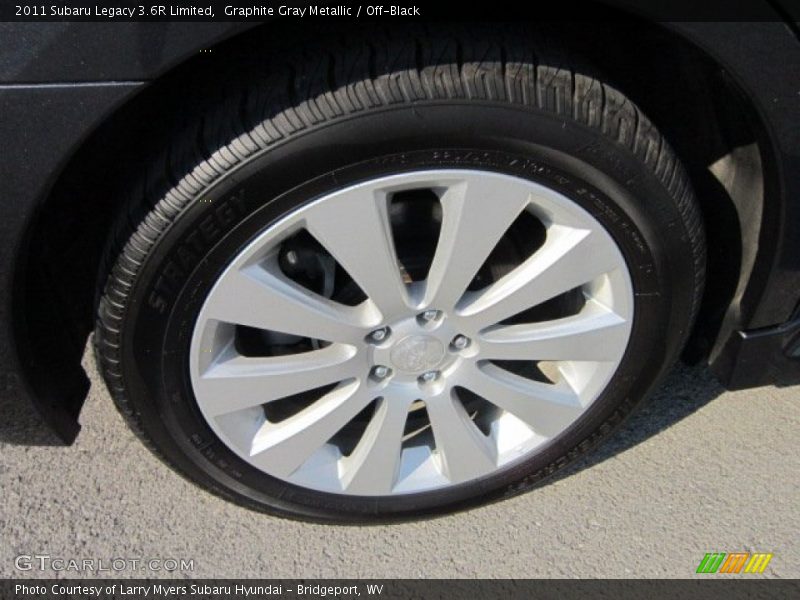 Graphite Gray Metallic / Off-Black 2011 Subaru Legacy 3.6R Limited